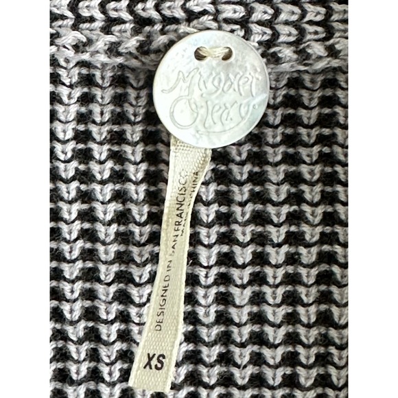 Margaret O’Leary Waffle Knit Gray Cardigan Jacket Sz. XS - Picture 2 of 7